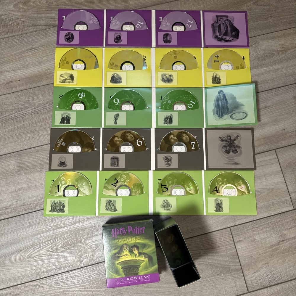 Harry Potter and the Half-Blood Prince J K Rowling 17 CD AUDIO Boxed Set
